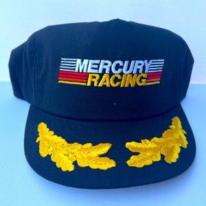 Vintage NOS Mercury Racing SnapBack Hat